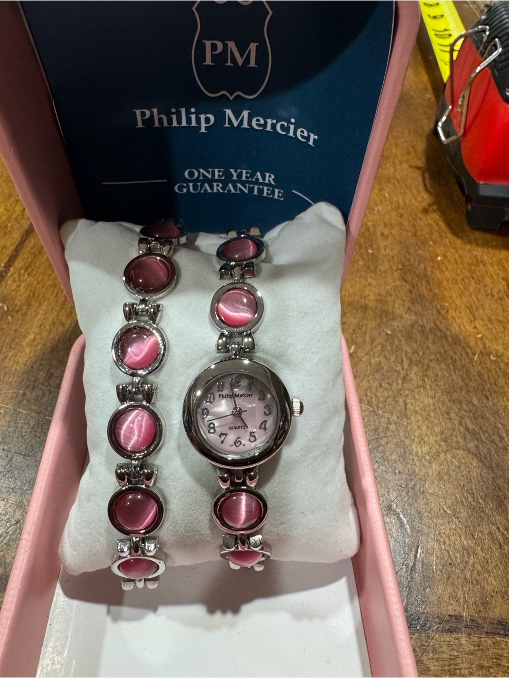Women's Pink Link Bracelet Watch